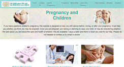 Desktop Screenshot of pregnancyandchildren.com